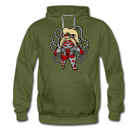 Character #17 Men’s Premium Hoodie - olive green