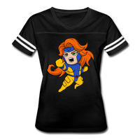 Character #16 Women’s Vintage Sport T-Shirt - black/white
