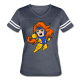 Character #16 Women’s Vintage Sport T-Shirt - vintage navy/white