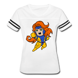 Character #16 Women’s Vintage Sport T-Shirt - white/black