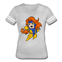 Character #16 Women’s Vintage Sport T-Shirt - heather gray/white