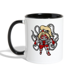 Character #17 Contrast Coffee Mug - white/black