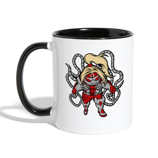 Character #17 Contrast Coffee Mug - white/black