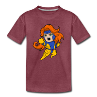 Character #16 Kids' Premium T-Shirt - heather burgundy