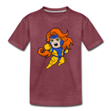 Character #16 Kids' Premium T-Shirt - heather burgundy