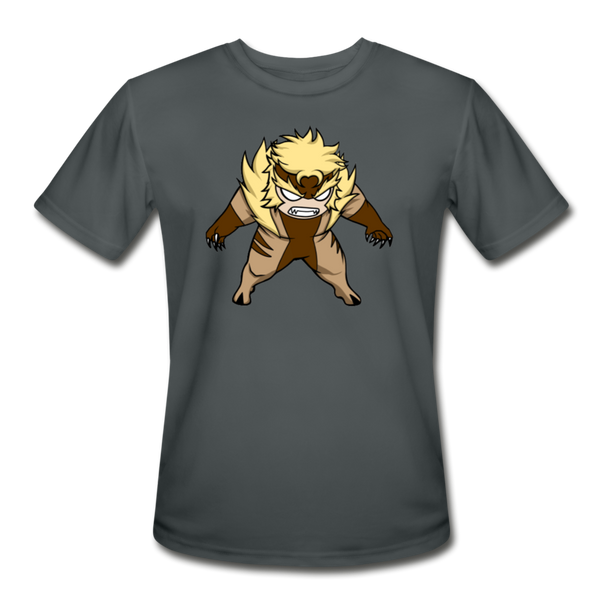 Character #18 Men’s Moisture Wicking Performance T-Shirt - charcoal