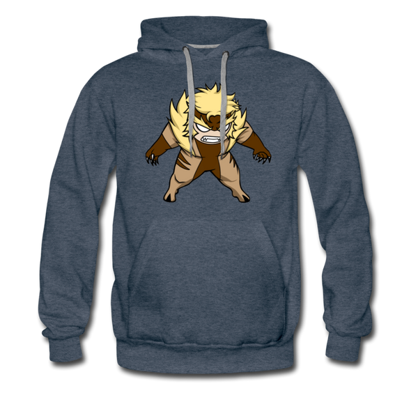 Character #18 Men’s Premium Hoodie - heather denim