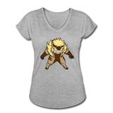 Character #18 Women's Tri-Blend V-Neck T-Shirt - heather gray