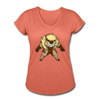 Character #18 Women's Tri-Blend V-Neck T-Shirt - heather bronze