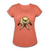 Character #18 Women's Tri-Blend V-Neck T-Shirt - heather bronze