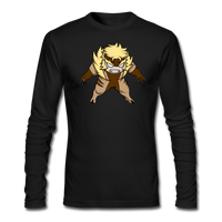 Character #18 Men's Long Sleeve T-Shirt by Next Level - black
