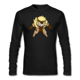 Character #18 Men's Long Sleeve T-Shirt by Next Level - black