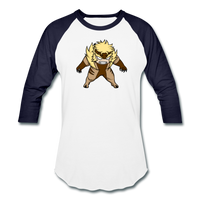 Character #18 Baseball T-Shirt - white/navy