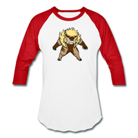 Character #18 Baseball T-Shirt - white/red