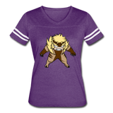 Character #18 Women’s Vintage Sport T-Shirt - vintage purple/white