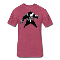 Character #19 Fitted Cotton/Poly T-Shirt by Next Level - heather burgundy