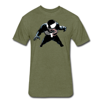 Character #19 Fitted Cotton/Poly T-Shirt by Next Level - heather military green