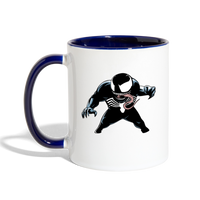 Character #19 Contrast Coffee Mug - white/cobalt blue