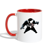 Character #19 Contrast Coffee Mug - white/red