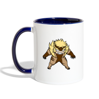 Character #18 Contrast Coffee Mug - white/cobalt blue