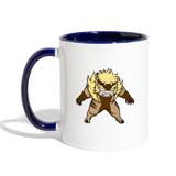 Character #18 Contrast Coffee Mug - white/cobalt blue