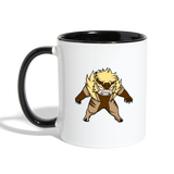 Character #18 Contrast Coffee Mug - white/black