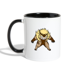 Character #18 Contrast Coffee Mug - white/black