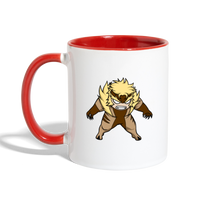 Character #18 Contrast Coffee Mug - white/red