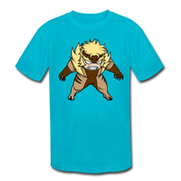 Character #18 Kids' Moisture Wicking Performance T-Shirt - turquoise