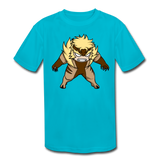 Character #18 Kids' Moisture Wicking Performance T-Shirt - turquoise
