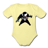 Character #19 Organic Short Sleeve Baby Bodysuit - washed yellow