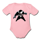 Character #19 Organic Short Sleeve Baby Bodysuit - light pink