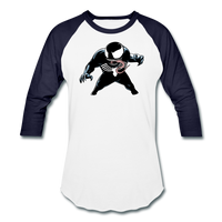 Character #19 Baseball T-Shirt - white/navy