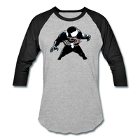 Character #19 Baseball T-Shirt - heather gray/black