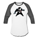 Character #19 Baseball T-Shirt - white/charcoal