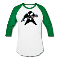 Character #19 Baseball T-Shirt - white/kelly green