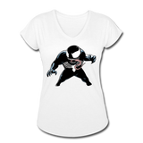 Character #19 Women's Tri-Blend V-Neck T-Shirt - white