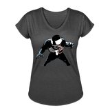 Character #19 Women's Tri-Blend V-Neck T-Shirt - deep heather