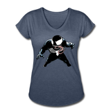 Character #19 Women's Tri-Blend V-Neck T-Shirt - navy heather