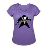 Character #19 Women's Tri-Blend V-Neck T-Shirt - purple heather