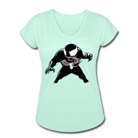 Character #19 Women's Tri-Blend V-Neck T-Shirt - mint