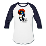 Character #20 Baseball T-Shirt - white/navy