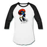 Character #20 Baseball T-Shirt - white/black