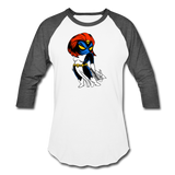 Character #20 Baseball T-Shirt - white/charcoal