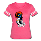 Character #20 Women’s Vintage Sport T-Shirt - vintage pink/white