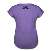 Character #20 Women's Tri-Blend V-Neck T-Shirt - purple heather