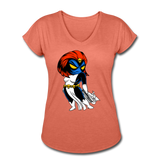 Character #20 Women's Tri-Blend V-Neck T-Shirt - heather bronze