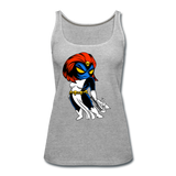 Character #20 Women’s Premium Tank Top - heather gray