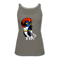 Character #20 Women’s Premium Tank Top - asphalt gray