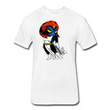 Character #20 Fitted Cotton/Poly T-Shirt by Next Level - white